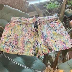 Floral Print Women's Shorts